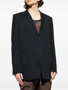 BNWT SS26 RICK OWENS "TEMPLE" SINGLE BREAST BLAZER JACKET 48 & 50 & 52